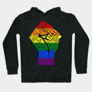 National March Of Pride Fist Hoodie